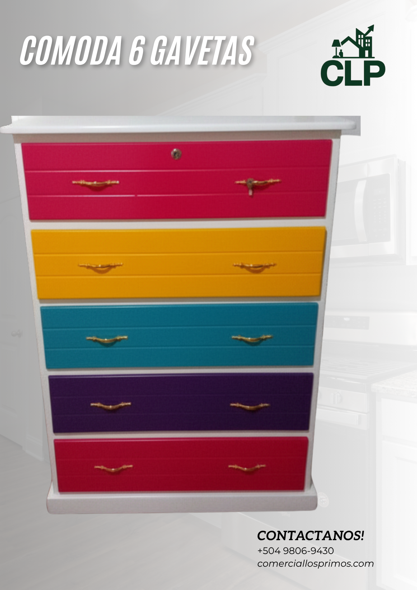 Gavetero 5 Gavetas (Colores)