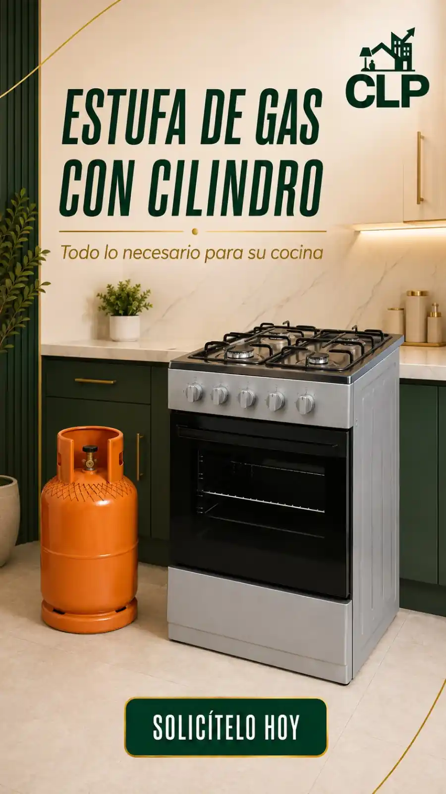 Estufa gas 20"