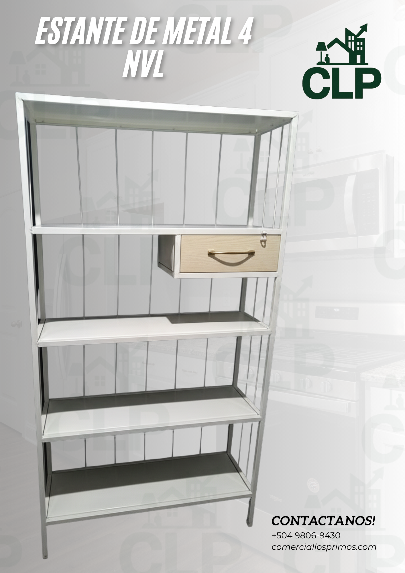 Estante de 4 Niveles