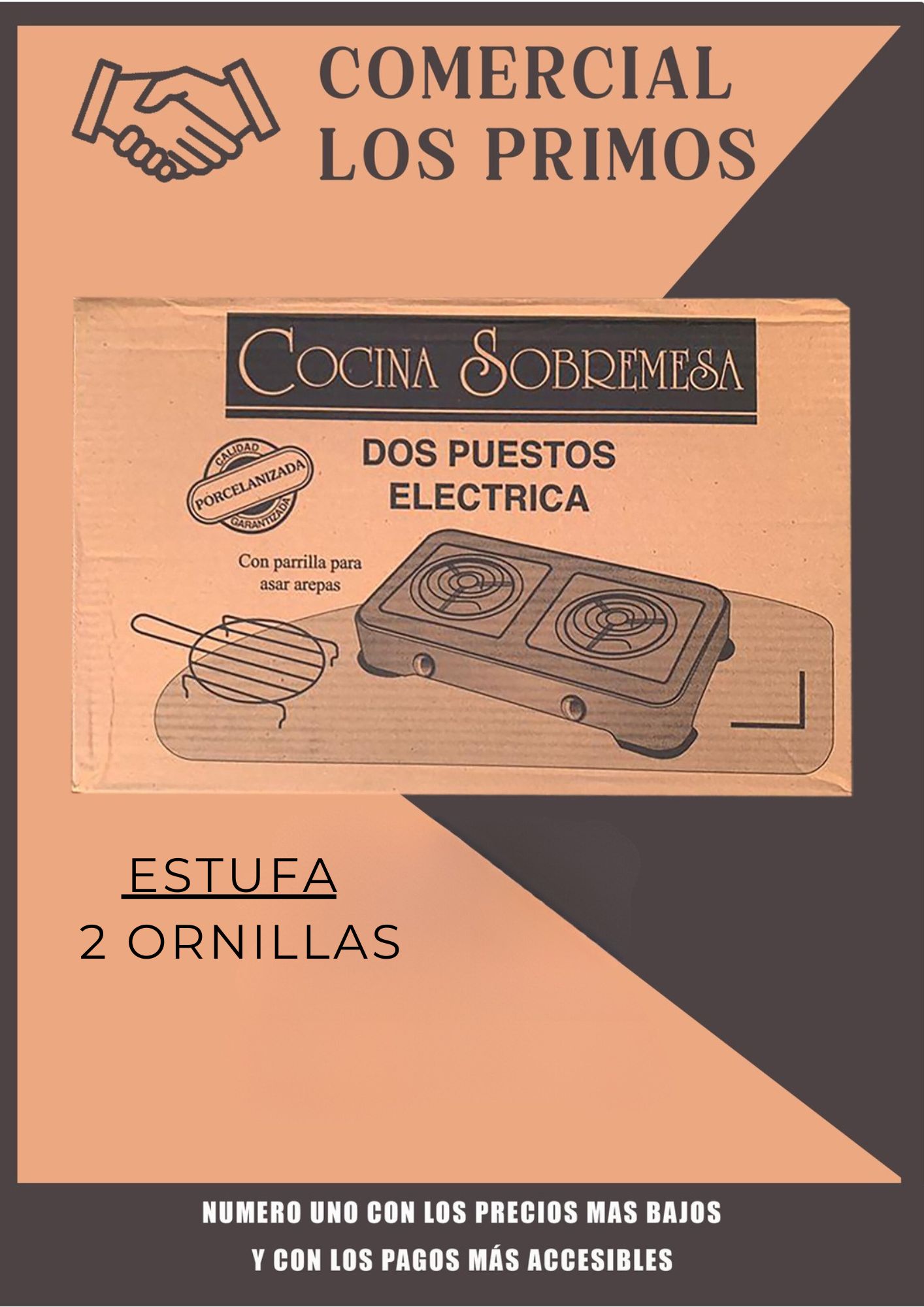 Estufa 2 Ornillas